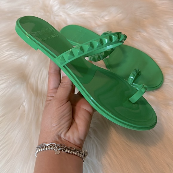 Carmen Sol Maria Flat Sandal Size 10 Green - Picture 11 of 11